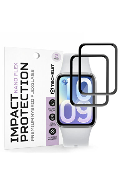 Techsuit Folie Protectie Nano Flex pentru Xiaomi Smart Band 10 Pro, Set 2 buc...