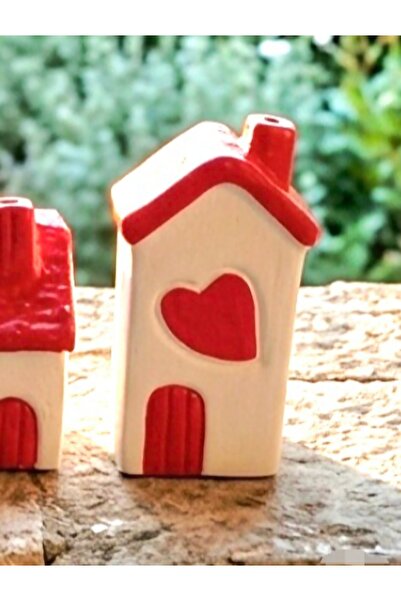 morlalem m 8.4cm House Mold, Heart Window Figurine House Silicone Mold K-1605...