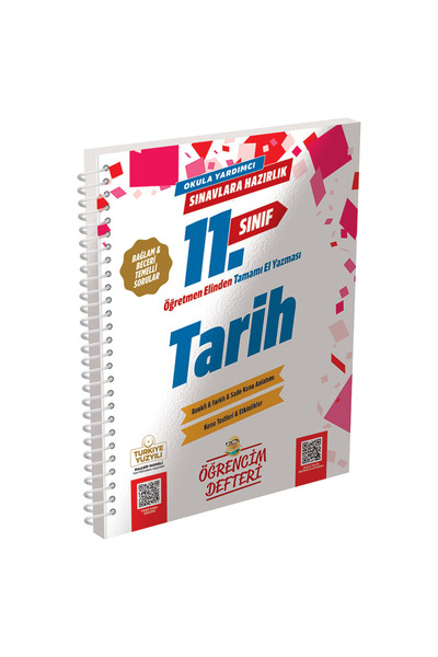 Murat Yayınları 11.Sınıf Tarih Öğrencim Defteri