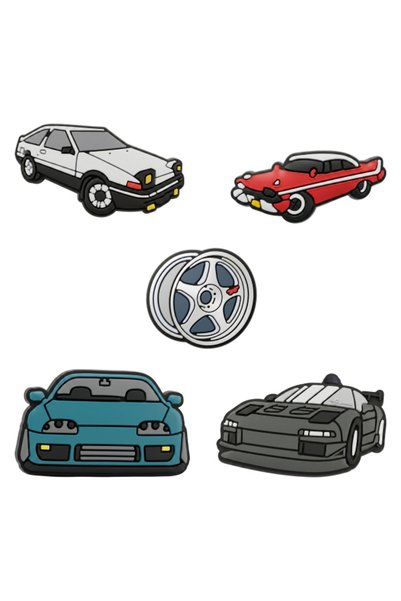 OEM Sticker 3D Fast Cars pentru Husa Telefon / Tableta, Set 5 bucati, Multicolor