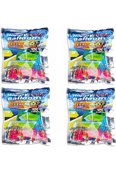 Happy Baby 4 Pack of Self-Sealing Water Balloons (444 Water Balloons) Instant...