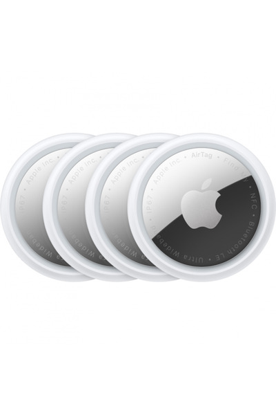 Apple AirTag, Set 4 Bucati, Alb MX542AM/A