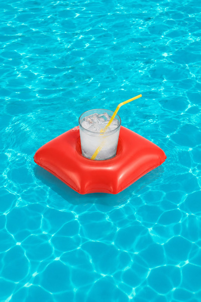 Boldy Inflatable Lip Cup Holder - Floating Drink Holder - Lip Shaped Cup Hold...