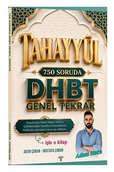 Tahayyül Yayınları Tahayyül DHBT 750 Soruda Genel Tekrar - Mustafa Çoban, Ade...