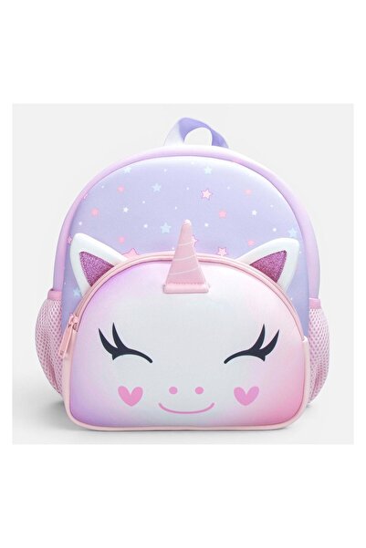 OEM Ghiozdan grădiniță copii, model unicorn, glitter, roz – pregătit pentru g...