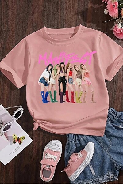 Mortimer Manifest Girl's Molded Belya Kids Cotton T-Shirt
