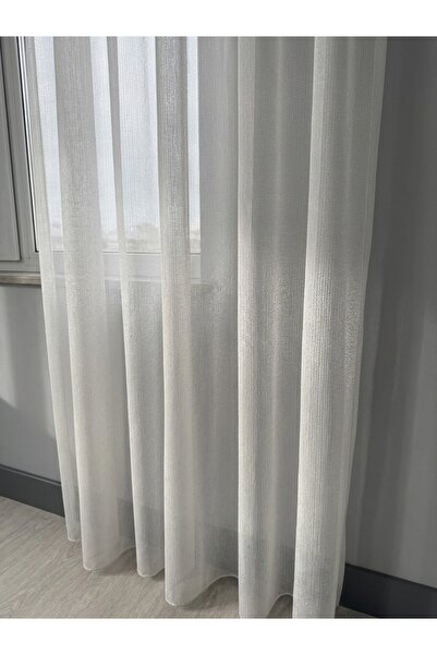Demor Home Dijamantna tule zavjesa, sjajna, teška, 1/3 gustine, plisirana, pr...