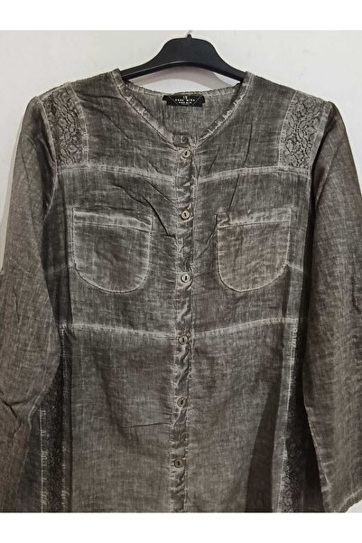 anne moda ankara 1ης ποιότητας, πλυμένο βαμβακερό, με κουμπιά φεράζε/παραγενέ...