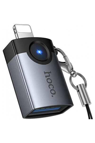 Hoco Adaptor OTG Lightning - USB-A UA46, Gri
