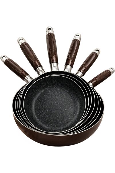 Cady One Non-Stick Indian Cookware Set 7 Pcs(18,20,22,24,26,28,30)Cm,Heat-Res...