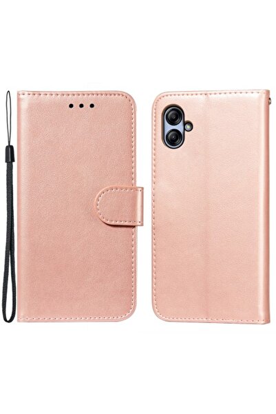 OEM Θήκη Πορτοφόλι με Βάση Στήριξης (Δερμάτινη Όψη) για Samsung Galaxy A04e 4...
