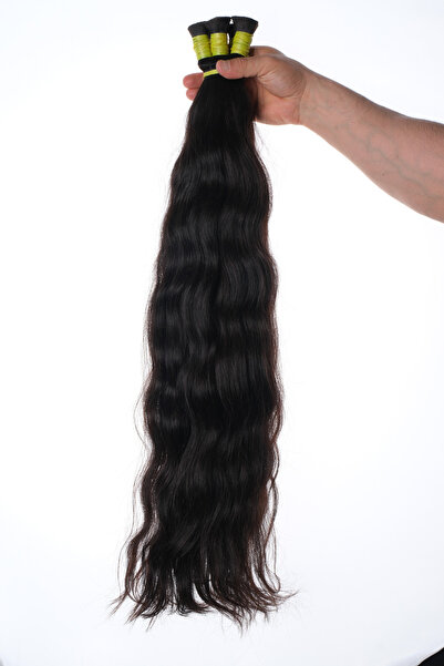 Genel Markalar 70 cm GERÇEK SAÇ Doğal Mikro Kaynak 50 adet
