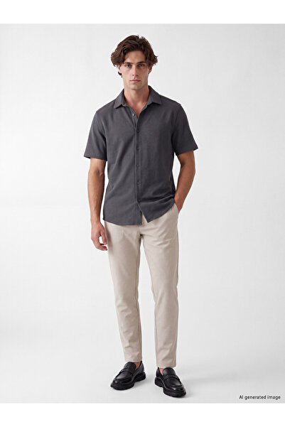 LC Waikiki Rmz Gi̇yi̇m Farkiyla Slim Fit Gabardine Men's Trousers