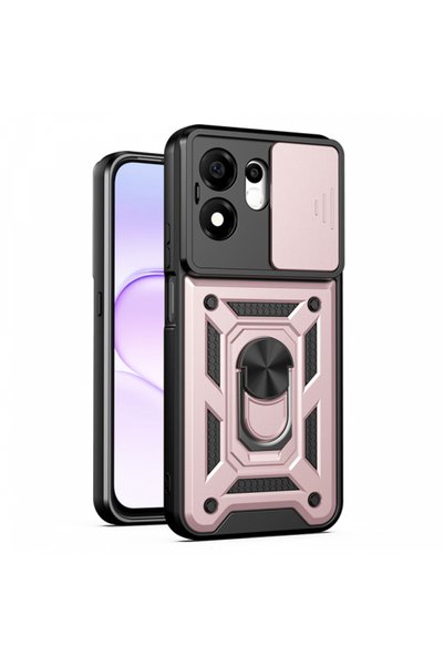 Techsuit Θήκη για Honor 600 Smart, Techsuit, CamShield, Ροζ Χρυσό