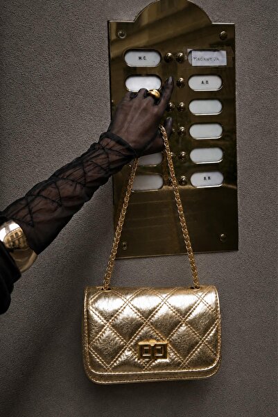 Yefrastore Women's Amora Quilted Chain Strap Mini Shoulder Bag