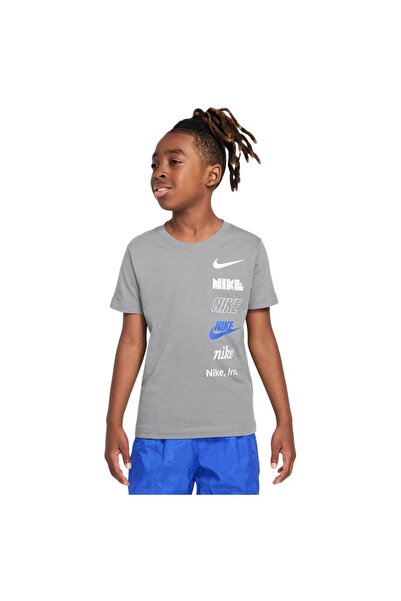 Nike Παιδικό Κοντομάνικο Αθλητικό Μπλουζάκι XS / 6–8