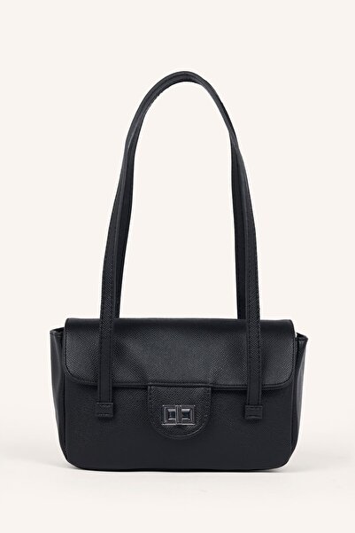 DeFacto Women's Metal Lock Detailed Covered Handbag I4430Axns
