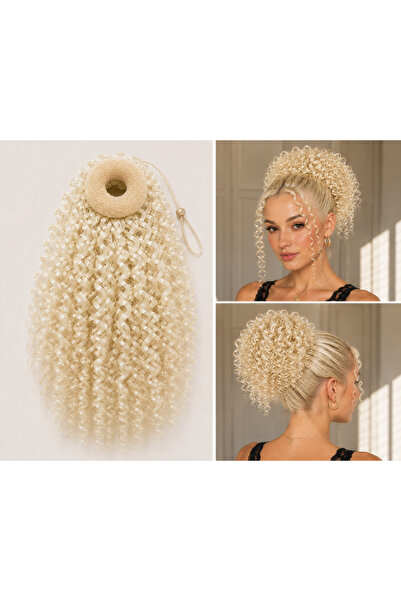 Afro topuz tokası 613 numara (Platin)