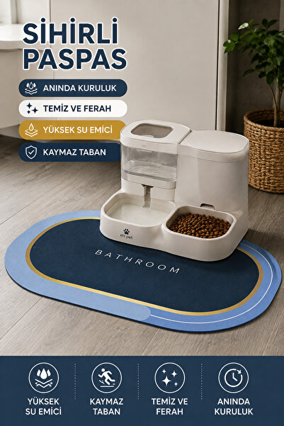 HEDYONE Magic Water Absorbing Mop |   Non-Slip Base Quick-Drying Bath and Kit...