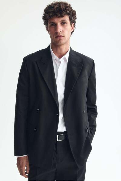 H&M Relaxed Fit Double-breasted blazer