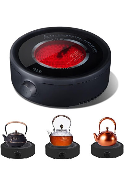 GGEROU Electric Mini Coffee Pot Warmer, Electric Teapot Stove Portable, 800W ...