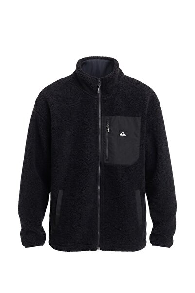Quiksilver Men's Black Keller Outdoor Fz Fleece