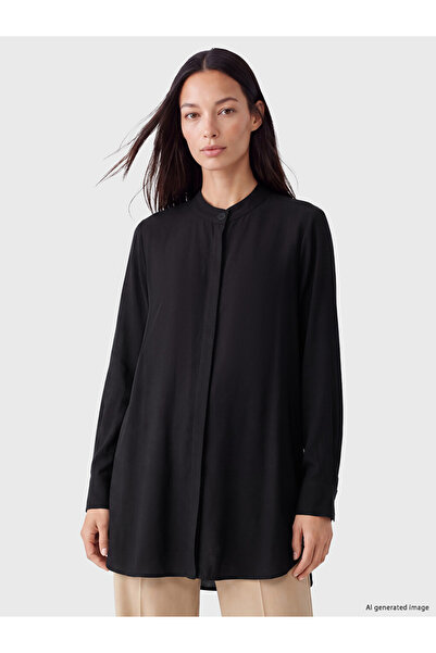 LC Waikiki Lcw Everyday Hakim Collar Women's Shirt Tunic