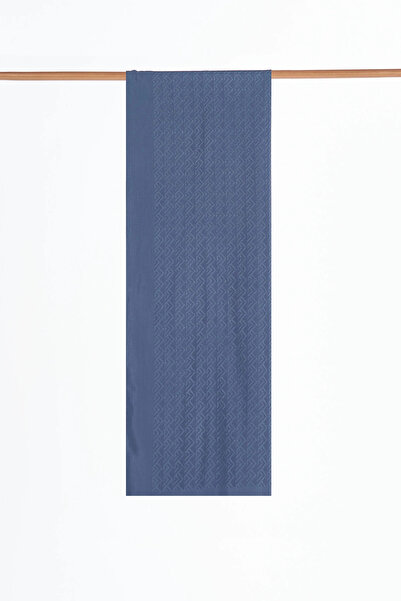 Kayra Patterned Lyocell Shawl Indigo