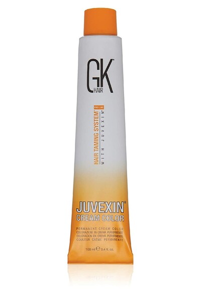 Global Keratin , Cream Colour, Permanent Hair Dye, 6.3 Dark Golden Blonde, 10...