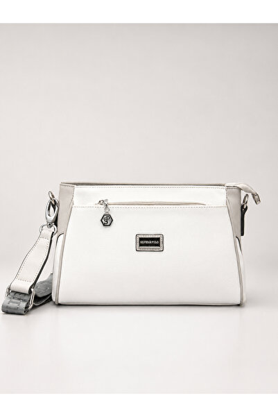 louisiana polo Cross Strap Women's Bag White, Gray 1273