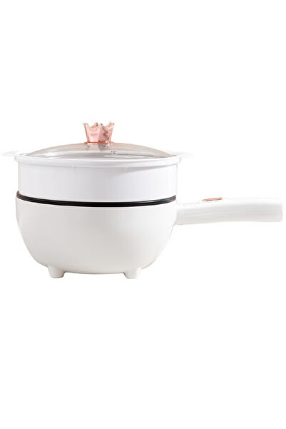 GGEROU 3L Electric Hot Pot with Steamer & Temperature Control - Non-Stick Ele...