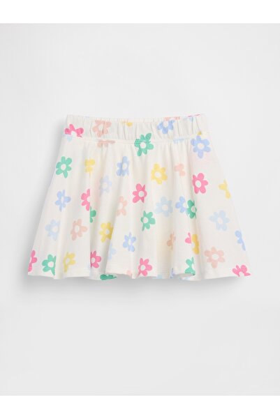 GAP Kız Bebek Çok Renkli Mix & Match Baskılı Pull-On Şort Etek