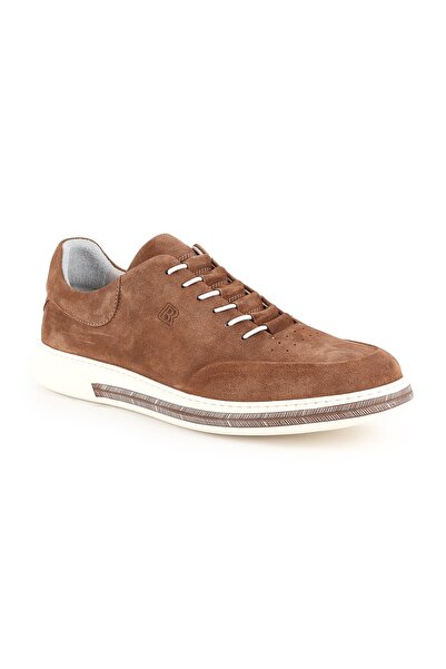 LBR Libero H1047 Genuine Leather & Suede Laser Perforated Practical Lace-Up E...