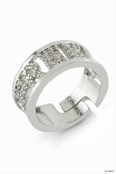 ZERO LAND Aconcept Forever Written Stone Ring (81907) Silver Color