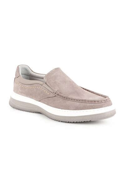 LBR Men's Casual Shoes Light Mink Genuine Suede Moccasin Stitched Practical S...