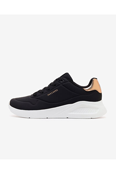 SKECHERS Women's sports shoes, UNO LITE - SHIMMER ALONG 177291-BLK black, -le...