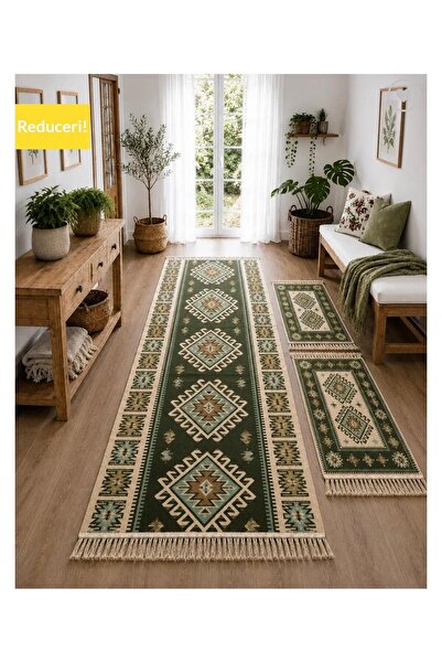 RMR textile 1+2 Covoare traditionale din iuta,1 buc 80x300 cm,2 buc 60x90 cm,...