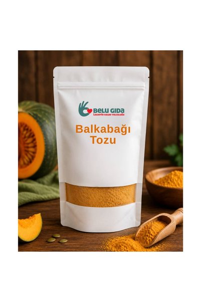 Belu Gıda Atölyesi BALKABAĞI TOZU 100 GRAM KATKISIZ DOĞAL SEBZE TOZU