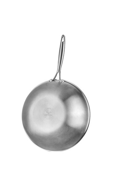 Leggno Elite Pro 3Ply Petek Tabanlı Wok Tava 30 cm