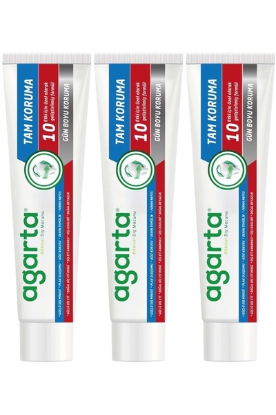 Agarta Natural Full Protection Toothpaste 75 ml All-Day Protection (Set of 3)