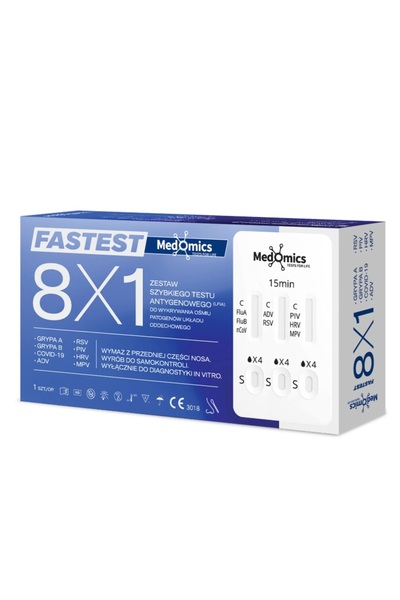 INTEGRA DIAGNOSTIC Medomics Cel mai rapid kit de testare antigeneică rapidă 8X1