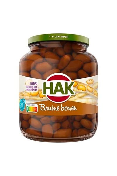 HAK Ready-to-eat brown beans from Zeeland, 720 g