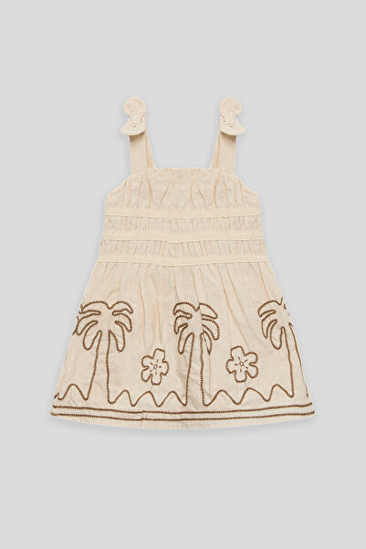 GB Baby Baby Girl Ecru Dress