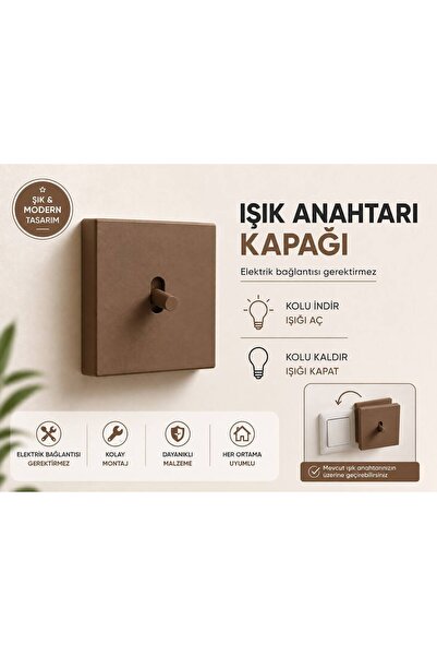FOAMGREEN Dekoratif Tekli Işık Anahtarı Kapağı - Eğlenceli ve Pratik Lamba An...