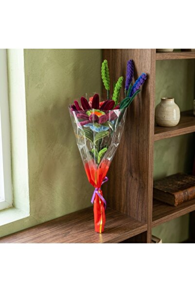 Generic Brand Buchet Flori Artizanale din Sârmă Plușată (Pipe Cleaners) – Cad...