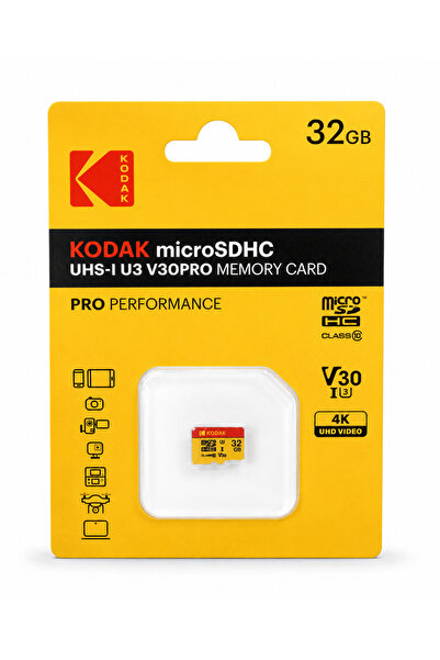 Kodak 32Gb Micro Sd Uhs-I U3 V30 Pro