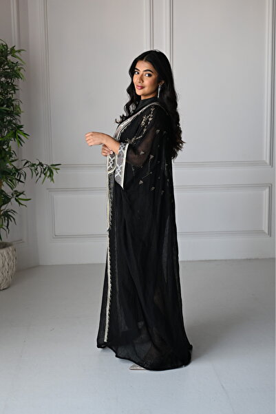 ASSALA Bisht Gram | Multicolor | Free size - Black