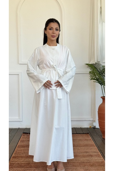 KEVRA Seturi din două piese Colecția Modest - Alb - Lung