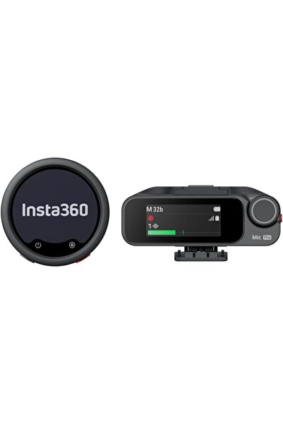Insta360 Mic Pro (1 TX + 1 RX) - Wireless Microphone Lavalier Microphone, Blu...