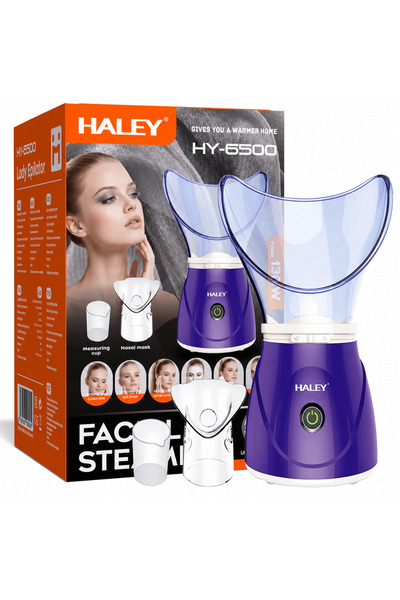 HALEY Saună Facială Cu Aburi HY-6500, 200W, Vaporizator Facial Pentru Curățar...
